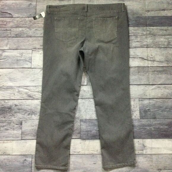 ana Womens Jeans size 3X new nwt $44 Gray Skinny Straight x33"ins Cotton Stretch - Picture 9 of 11